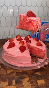 86K views · 589 reactions | Easy Strawberry Poke Cake #cooking #recipe #fblifestyle | Kyle Istook | Facebook