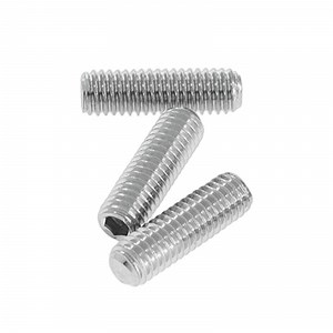 [Hot Item] Polishing Plain Black Galvanized DIN913 Socket Set Screw