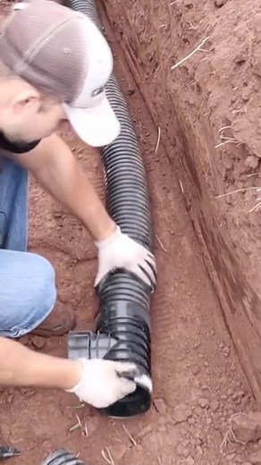 Installing an Underground Downspout Drain #downspouts #downspout #drainage #installingdownpouts | The Excellent Laborer