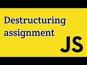 Javascript | Destructuring assignment in Tamil