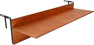 Balcony Bar Table for Railing, Folding Outdoor Deck Rail Table for Patio, Balcony Hanging Desk for Many Railings Compatible, Wooden Bar Serving Table for Porch