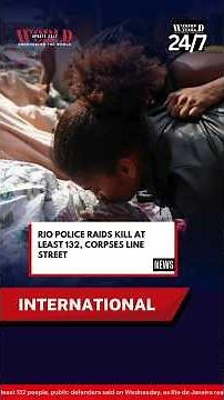 Deadliest Rio Police Raid Kills 132 Ahead of COP30 | Shocking Brazil Violence Exposed