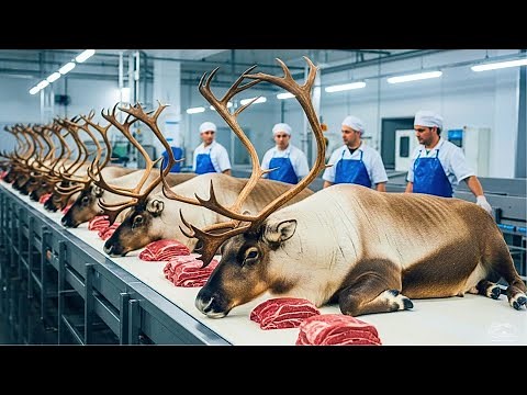 How Millions of Reindeer Are Farmed & Processed For Meat – Inside Arctic Reindeer Industry
