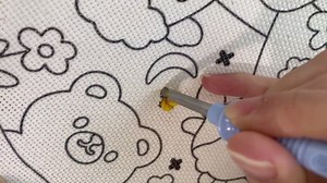 yuegool 2PCS Punch Needle Decoration Kit,Easy DIY Punch Needle Embroidery Kit for Beginners Adults Including Patterns, Tools, Yarns, Hoop, Instruction, Bracket Art Craft Supplies