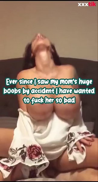 A dream come true with mother# #Big Tits,Bouncing,Caption,MILF,Moaning,Mom,Reverse Cowgirl,Son,Taboo