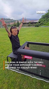 Under-table soccer showdown: Challenge your friends and become the Subsoccer champion!