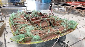 Infusing a hard top for a 262 CC #VARIS #infusion #strong #light #cobiaboats #pickacobiaandgo | Cobia Boats