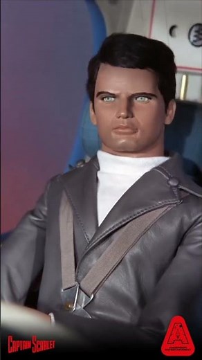 Captain Scarlet flies the Spectrum Jet - Captain Scarlet