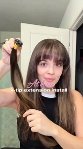 GOO GOO Mini Flat Tip Hair Extensions K Tip, Invisible Hot Fusion Human Hair Extensions, 18inch 50g 63S, 330 Cinnamon Terra Copper