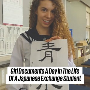Canadian-Swiss born Natasha is a Japanese exchange student and her day ranges from biology lessons to history classes as well as traditional Japanese literature... | UNILAD