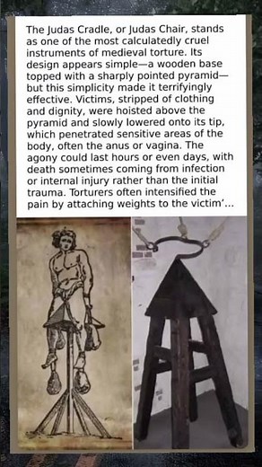 Medieval Agony: The Judas Cradle Torture Device