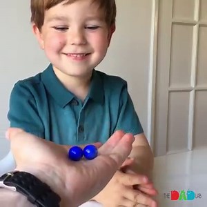 Blast from the past. Practising subtraction with marbles | TheDadLab