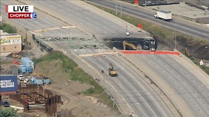 Traffic backs up as commuters navigate I-95 detours | What to know as crews work at collapse site