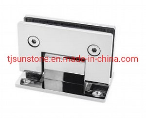 [Hot Item] Glass Connector 304 Stainless Steel 90 Degree Shower Door Hinge Mirror Finish