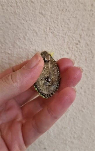 Beaded Corn Brooch: Pearl & Crystal Autumn Jewelry - Etsy