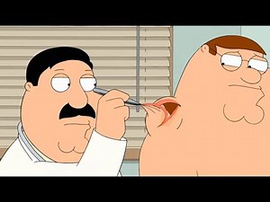 Family Guy - The doctor opened Peter's neck