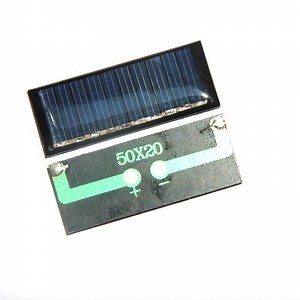 [Hot Item] Customized 50*20mm 0.13W 5V Mini Solar Cell Solar Panel for 3.7V Battery Charger