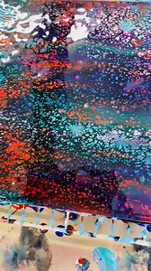 2.6K views · 84 reactions | Discovered the #montmartepaints Swiped with the super cell pre made paints gives beautiful champagne cells 拾拾 #gillykubeart #acrylicfluidart #acrylicpouring #ArtTherapy #montmartesupercell | Acrylic art by Gilly Kube | Facebook