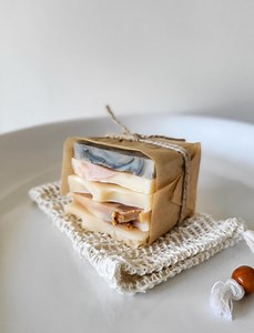 Goat Milk Soap Sampler Set: Handmade Natural Soap Bundle With Sisal Bag - Etsy