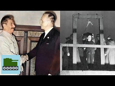 Execution Of Joachim Von Ribbentrop - The German WW2 Foreign Minister