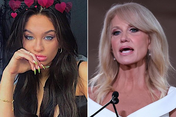 Police arrive at Kellyanne Conway's house after being accused of leaking topless photo of her daughter on Twitter