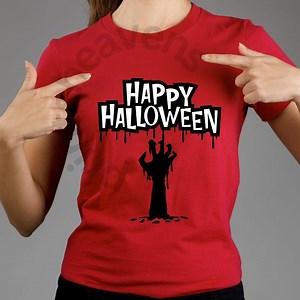 Happy Halloween Zombie Hand PNG, Dripping Horror Digital Sublimation Design, Christmas Gift - Etsy UK