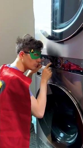 Batman…on a washing machine?! #shorts