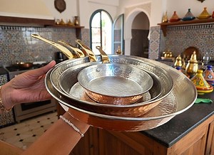 Handcrafted Red Copper Cookware Set, Antique & Vintage Design for Even Heat Distribution - Etsy Canada