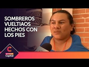 Vueltiaos hats made with feet