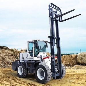 [Hot Item] Small Compact 4WD 4ton All Rough Forklift Truck