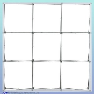 [Hot Item] Premium Portable Aluminum Trade Show Pop-Up Display Stand