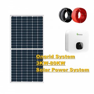 [Hot Item] 100kw Grid Tie Solar Power System for Commercial, Residential Power Supply