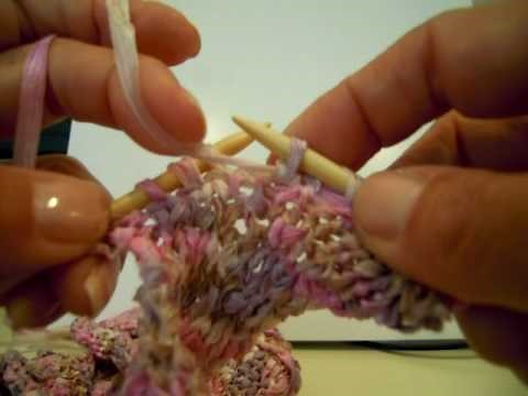 Knitting Short Rows without the hole.AVI