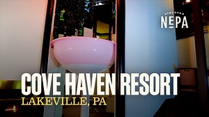 Cove Pocono Resorts offers a romantic couples getaway in Lakeville! Here's our inside look at their luxurious suites, heart-shaped hot tub and dozens of other amenities. 🛎 #DiscoverNEPA | DiscoverNEPA