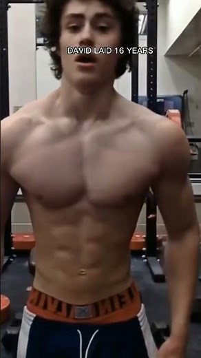 David Laid At 16 Years Old! #bodybuilding #fitness #gym #davidlaid