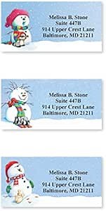 Snowman Delights Holiday Assorted Sheeted Return Address Labels