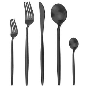 [Hot Item] Amazon Hot Sale Silverware Set for Wedding Guest Stainless Steel Dinnerware Sets Cutlery