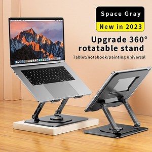 [Hot Item] Portable Foldable Tablet Mobile Aluminum Alloy Desktop Laptop Notebook Riser Holder Stand