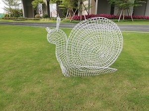 [Hot Item] 3D Sign Display Rack Snail Design Garden Display Stand