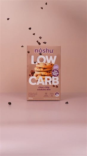 Bake the joy, skip the sugar! ⁠ ⁠ Noshu Low Carb 98% Sugar Free Choc Chip Cookies Mix brings you sweet satisfaction without compromise. 💛⁠ ⁠ ⁠ ⁠ #lowsugarcookies #lowsugardessert #lowsugartreat #lowsugarbaking #lowcarbcookie #wheatfreecookie #chewycookie #easycookie #cookies #chocchipcookie #freshbakedcookies #lowsugarcookie | NOSHU