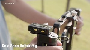 NEEWER Seitengriff mit kabelloser Fernbedienung, Auslöser für Handy Käfig Video Rig, 2 Montageadapter mit 1/4" Schrauben und Positionierungsstiften, kompatibel mit SmallRig Käfigen, PA005E