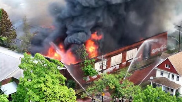 Officials identify cause of massive industrial fire on Cleveland's east side