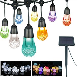 [Hot Item] Solar String Bulb Lights Commercial Grade IP65 Waterproof Solar String Lights