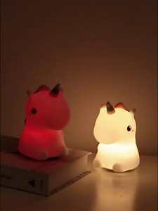 LEBOCADO Unicorn Night Light Rechargeable Kids Night Light Girls Bedroom Unicorn Lamp Huggable Nursery Light for Baby and Toddler, Silicone LED Lamp USB Rechargeable Battery - Amazon.com