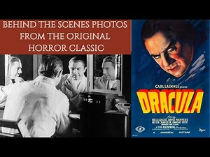DRACULA 1931- Behind The Scenes Photos From The Classic Horror Film That Started A Genre