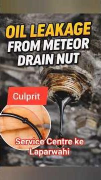 Engine Oil Leakage in Meteor 350 | Don’t Ignore This Mistake|