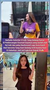 3.6K views · 31 reactions | Nathalie Holscher Sindir Yang Sedang Ramai Di Perbincangan Sosmed Gayanya Yang Seolah-olah Ny1ndir Dan Pakai Backsound Lagu Aura Kasih Mari bercinta. #reelsfbpro #fyp #trendingreelsfacebook #beritaviral | Beta Helmy | Facebook