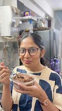 Healthy and Tasty ICE-CREAM🍨 #firstestfirst #minivlog #youtubeshorts #icecreamcake #healthy #tasty