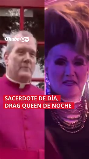 David Lett es párroco de la Iglesia Católica Cristo Rey en Estados Unidos y también actúa como drag queen en los clubes gays de Washington DC. En ambos papeles, dice, conecta con la gente que acude a él y que le cuenta su vida. ⛪🏳️‍🌈 . #Actualidad | Qhubo Medellin