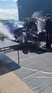 Chicago Wise Guy Joe Zolper warming up the Dirty Bird before first round for the Memorial Day Classics! #halftrackburnouts #makedragracinggreatagain #sidebysideracing #dragracing #30yearsstrong #memorialdayweekend #LetsGooo #dragrace #mopar #moparornocar #moparnation #moparfam #moparperformance #moparmuscle | Chicago Wiseguys